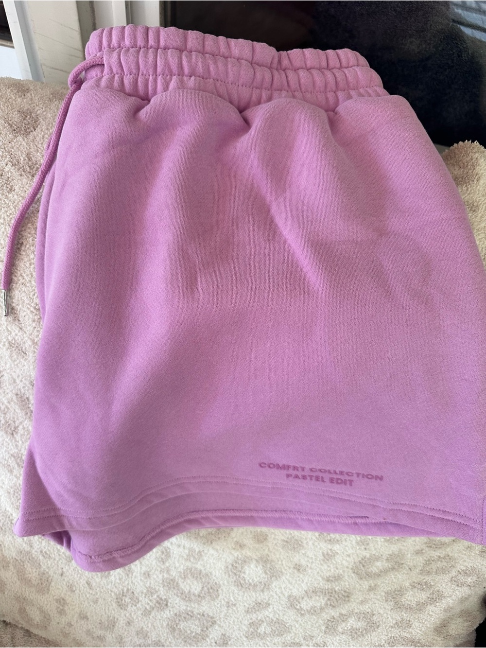 Comfrt Collection Pastel Edit “Lilac” Drawstring Shorts for Women 2X NEW - Picture 4 of 11